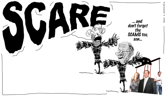 CAMES AND SCARES